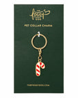 The Foggy Dog - Candy Cane Collar Charm: Charm Only