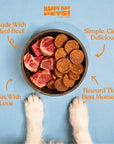 Happy Day Pets - Happy Day Pets Beef Chips Dog Treats | 100% Whole Beef