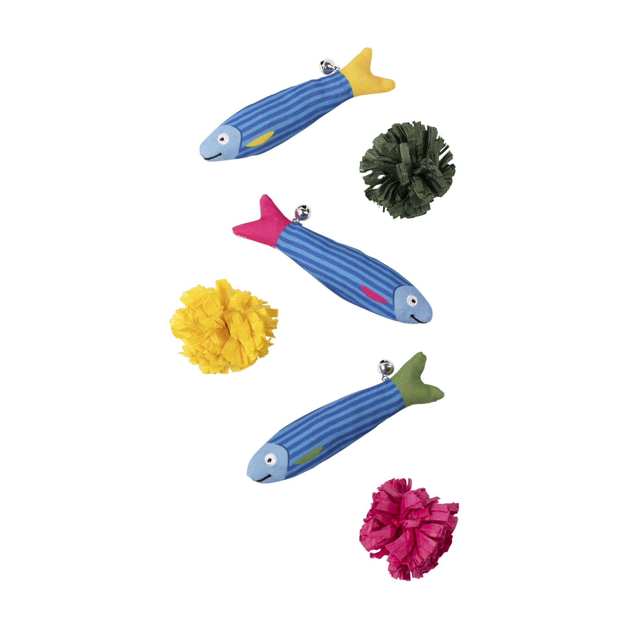 Petshop by Fringe Studio - LIVING THE SARDINE LIFE 6PC CAT TOY SET
