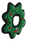 Tuffy Dog Toys - VIP Products - Tuffy Holiday Medium Gear Ring Wreath, Durable Dog Toy
