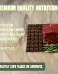 RYŌKEN INSTINCT - Venison Treat & Snack Bar for Active Dog - Energy & Recovery