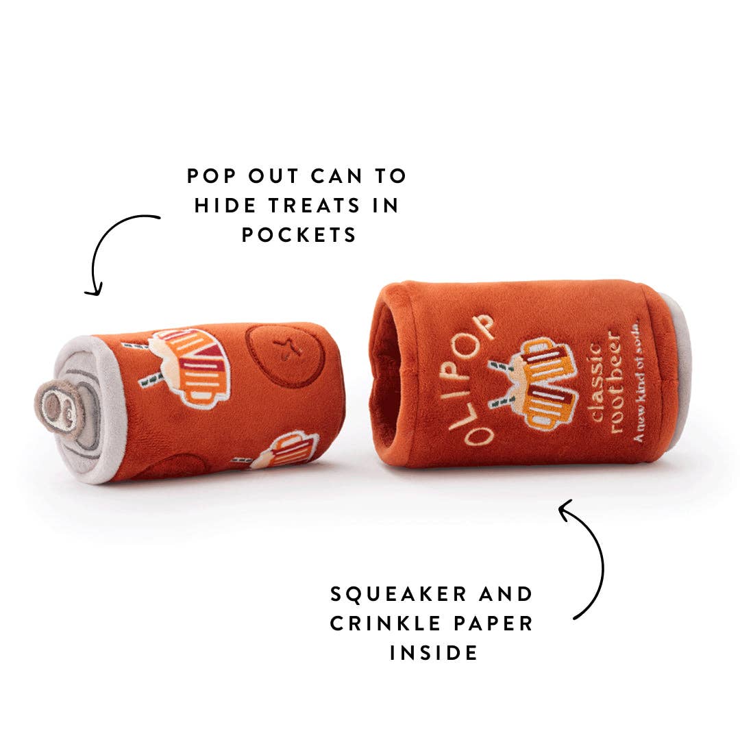 The Foggy Dog - OLIPOP x TFD Classic Root Beer Interactive Snuffle Dog Toy
