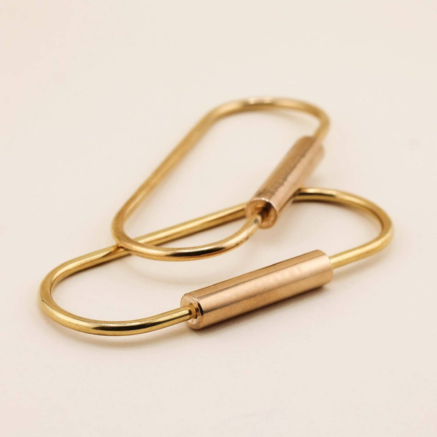 Freshwater Curated Goods™ - Brass Oval Key Ring