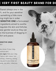 PRIDE+GROOM - THE SENSITIVE ONE | SHAMPOO FOR SENSITIVE COATS + PUPPIES: Medium