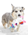 BARK Hay Girl Unicorn Plush Dog Toy