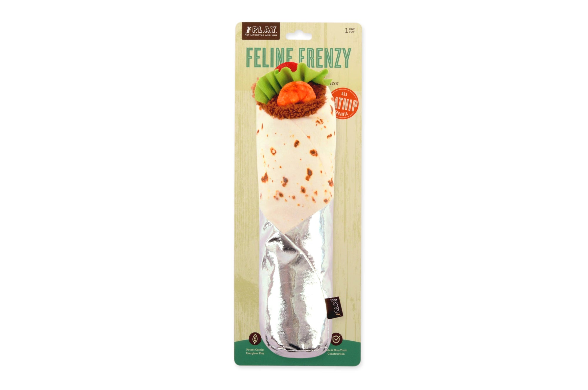P.L.A.Y. Pet Lifestyle and You - Feline Frenzy - Shrimp Purrito
