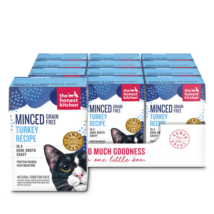 The Honest Kitchen Minced Turkey in Bone Broth Gravy