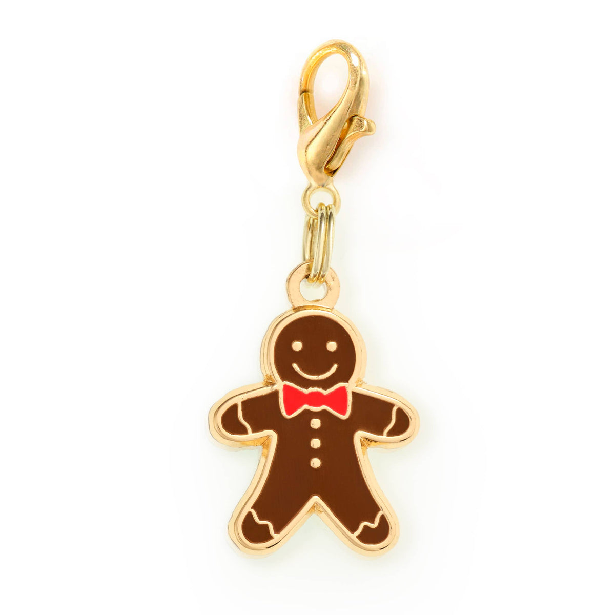 The Foggy Dog - Gingerbread Man Collar Charm: Charm Only