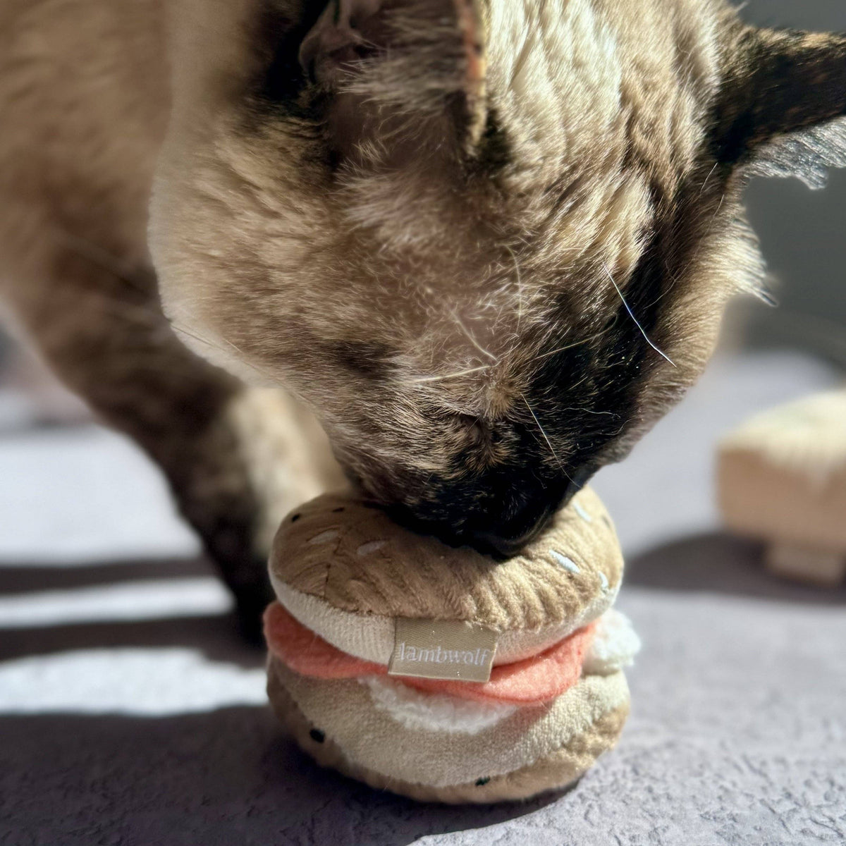 Lambwolf Collective - KITTY PIZZA &amp; BAGEL SET//cat toy: Default Title