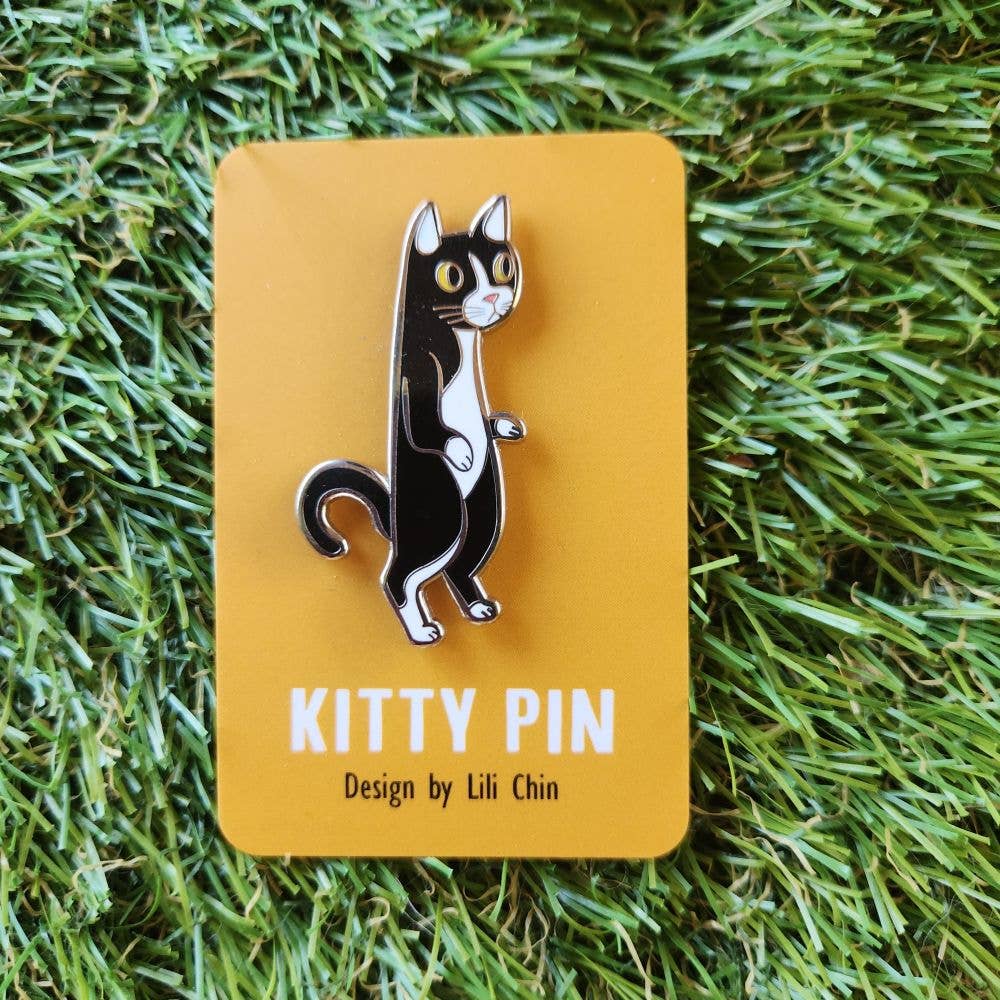 Lili Chin Art - "Meerkat" KITTY PIN