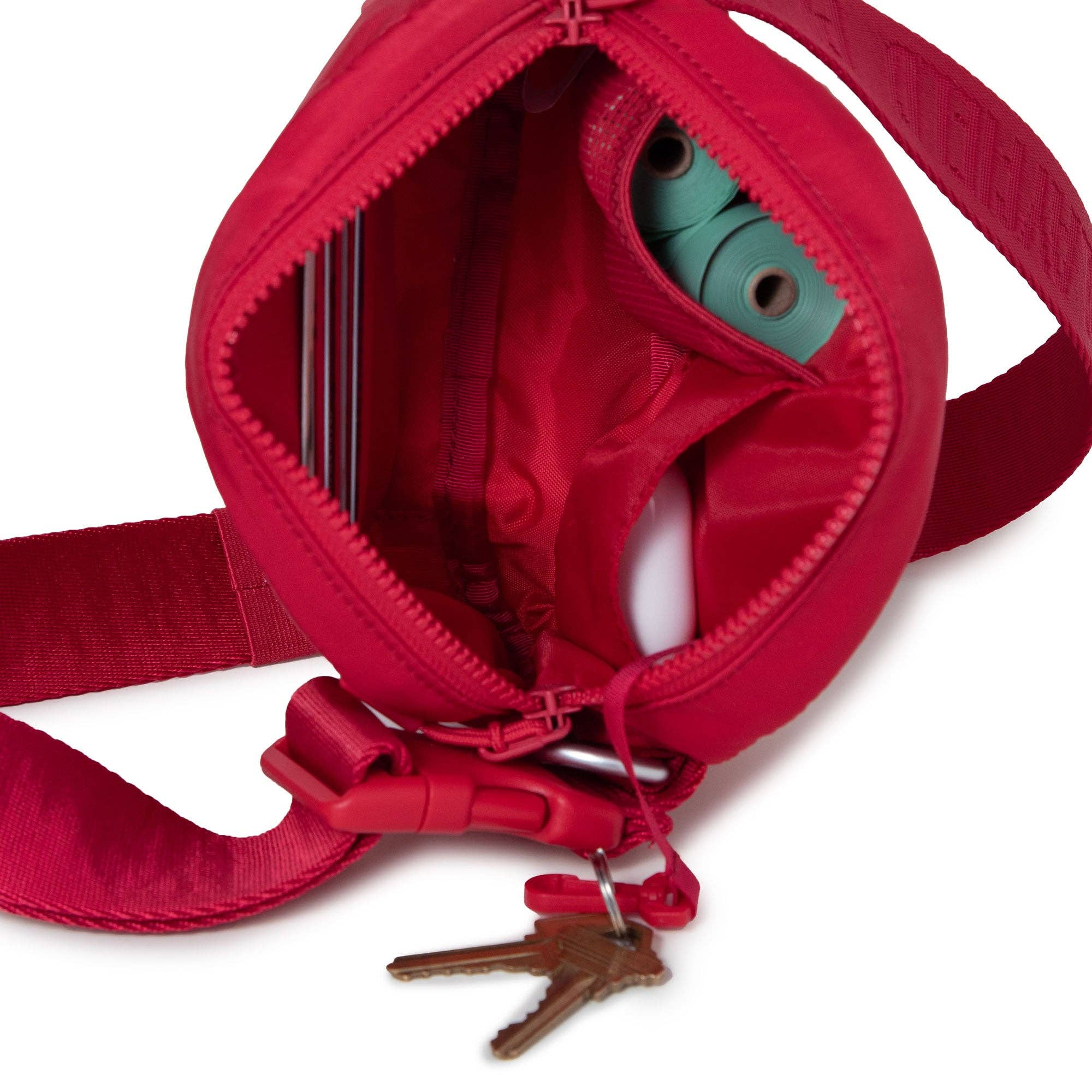 Playfield - Bailey Sling Bag - Coral Red, Forest Green, Mineral Black: Mineral Black
