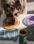 dexypaws - PUP-peroni Paw Print Enrichment Lick Mat