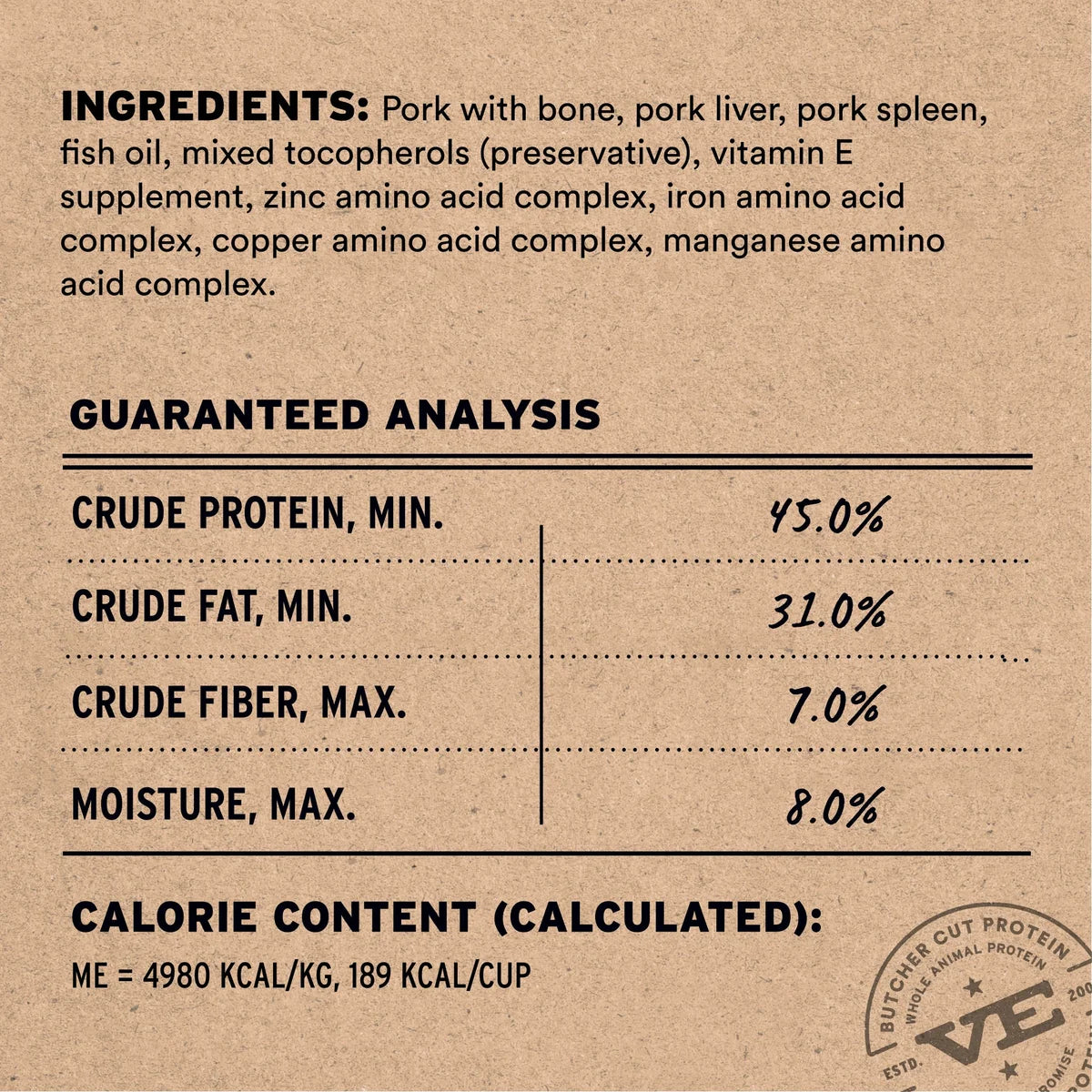 Vital Essentials Freeze-Dried Raw Protein Pork Soft Nibs Cat Food