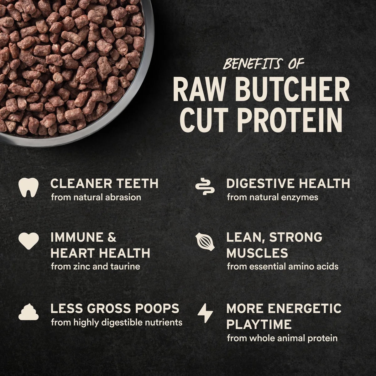 Vital Essentials Freeze-Dried Raw Protein Beef &amp; Chicken Crunchy Nibs Cat Food
