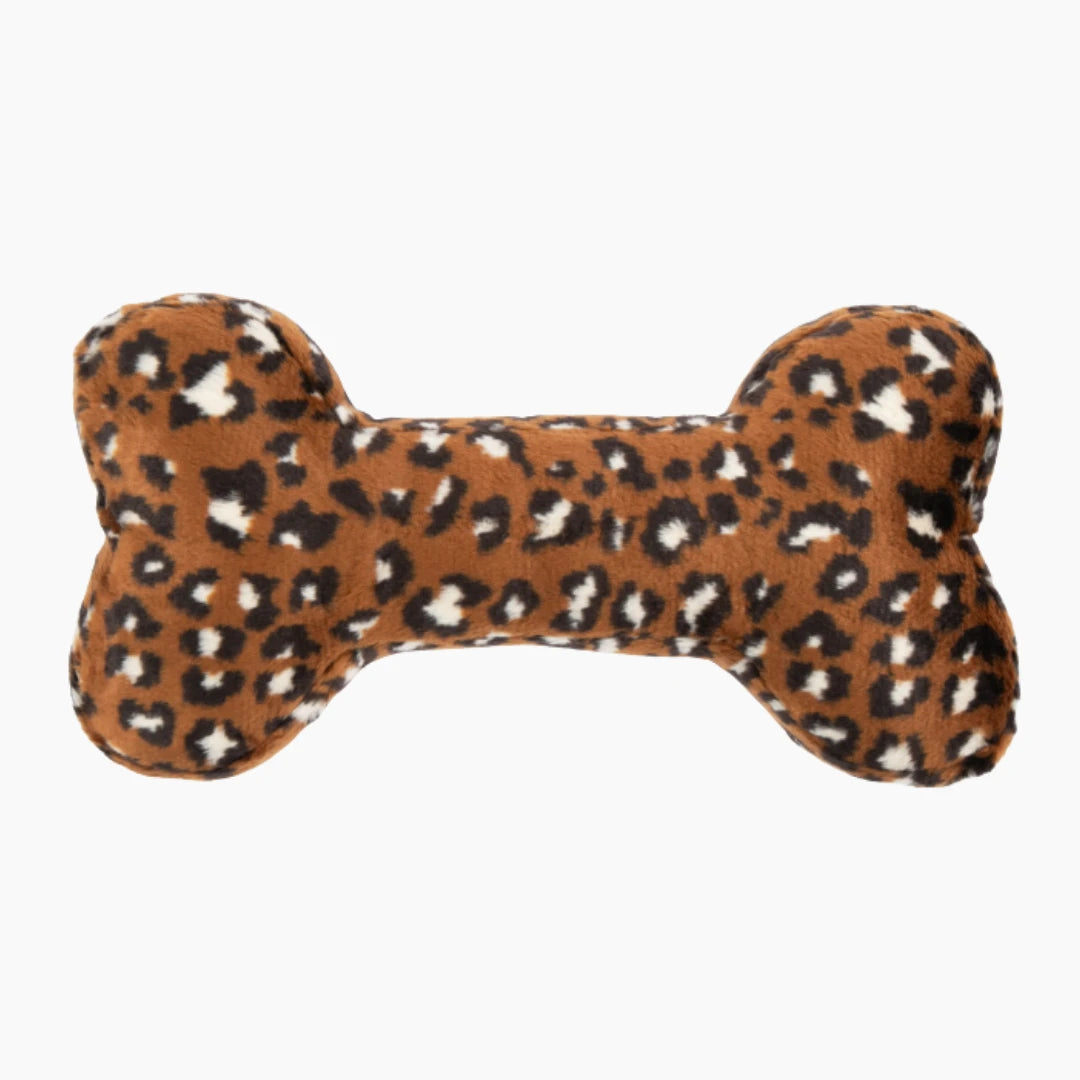 Fluff &amp; Tuff Chestnut Leopard Bone