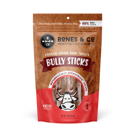 Bones &amp; Co Freeze Dried Bully Sticks 1.7oz