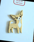 Lili Chin Art - Chihuahua Dog Enamel Pin