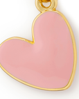 The Foggy Dog - Pink Heart Collar Charm: Charm Only