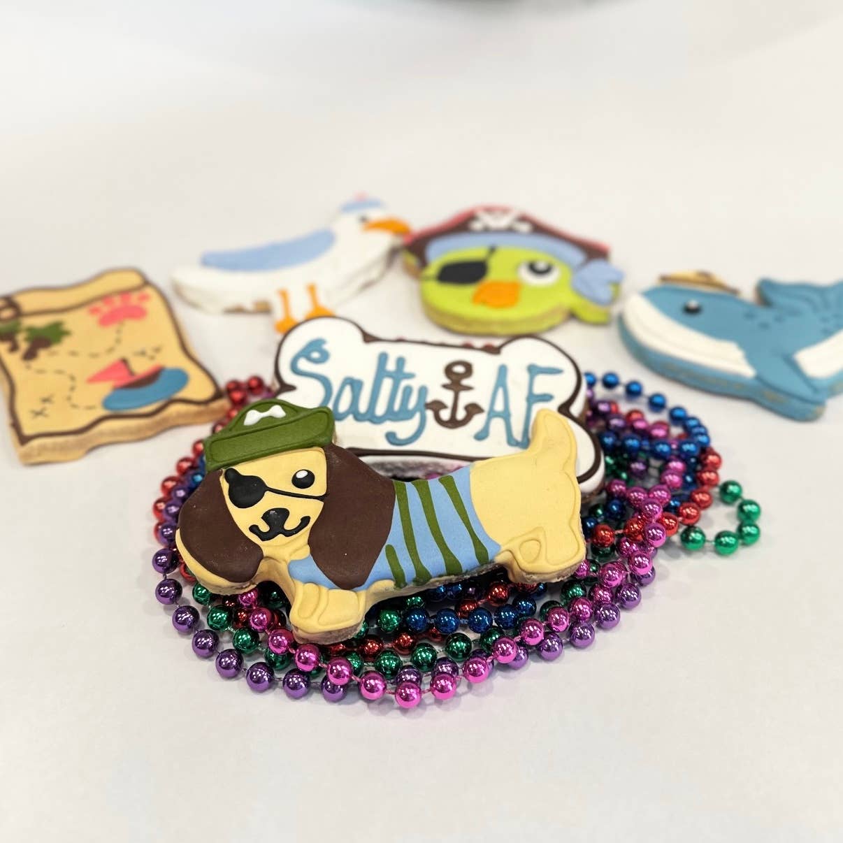 Lucky Biscuit Pet Bakery - Pirate Salty AF Bone : Salty AF