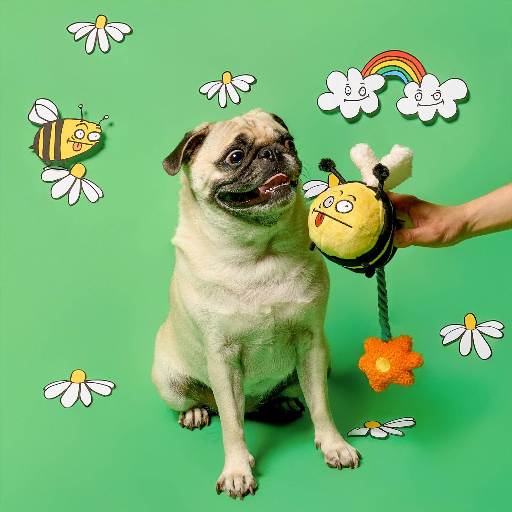 the furryfolks - Bee Happy Nosework Toy