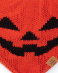 The Foggy Dog - Jack-o’-Lantern Knit Dog Bandana