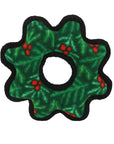 Tuffy Dog Toys - VIP Products - Tuffy Holiday Junior Gear Ring Wreath, Durable Dog Toy