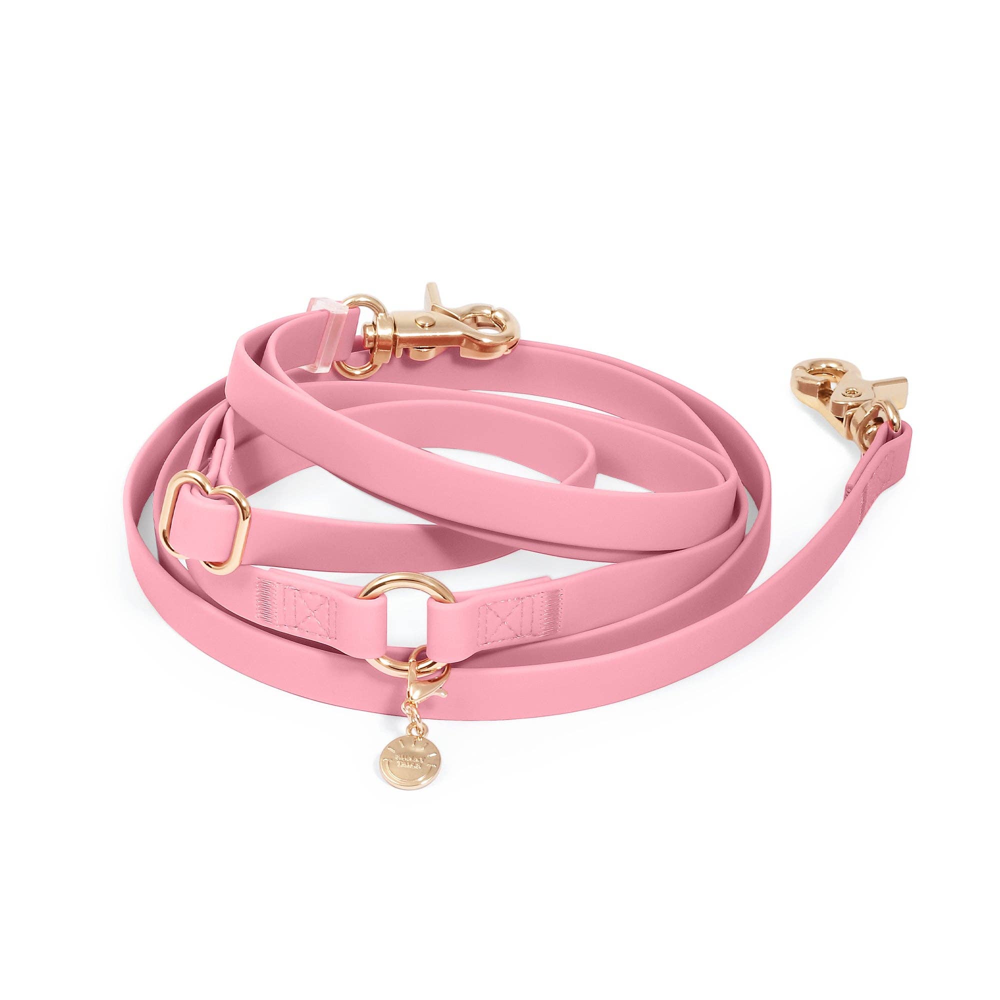 SUNNY TAILS - Perfect Pink 4-in-1 Convertible Hands Free Cloud Dog Leash: Wide