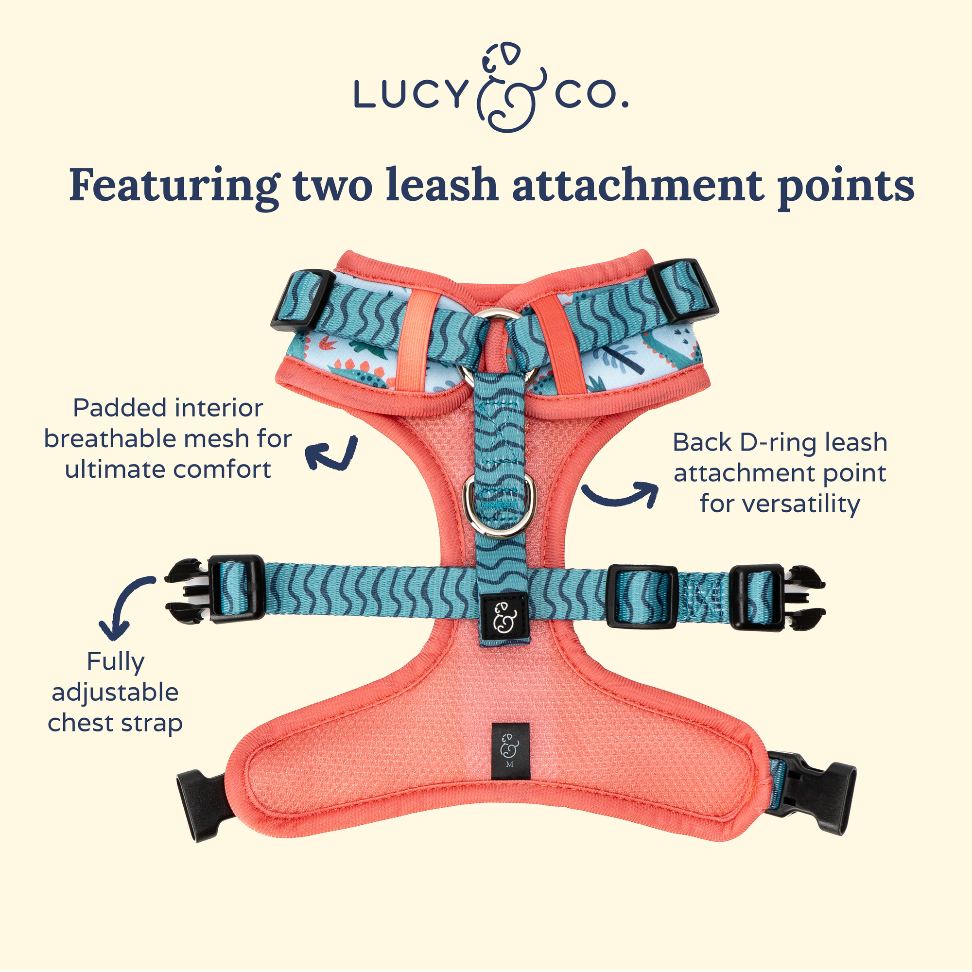 Lucy &amp; Co. - The DinoROAR No-Pull Harness