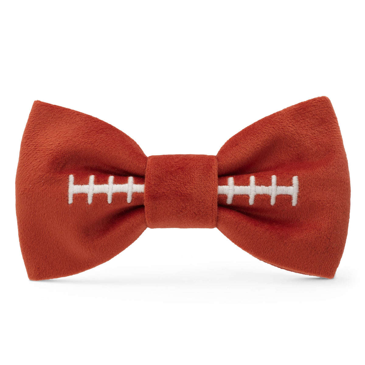 The Foggy Dog - Football Embroidered Dog Bow Tie