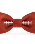 The Foggy Dog - Football Embroidered Dog Bow Tie