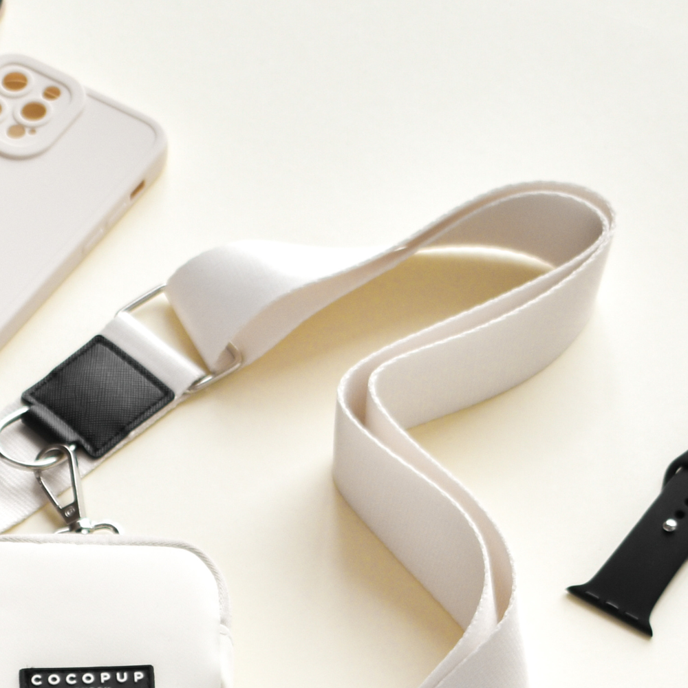 Cocopup London - Bag Strap - Oyster White