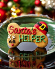 YumYum4DOGS - 6 inch Santa’s Helper Bone dog treats : Santa’s favorite