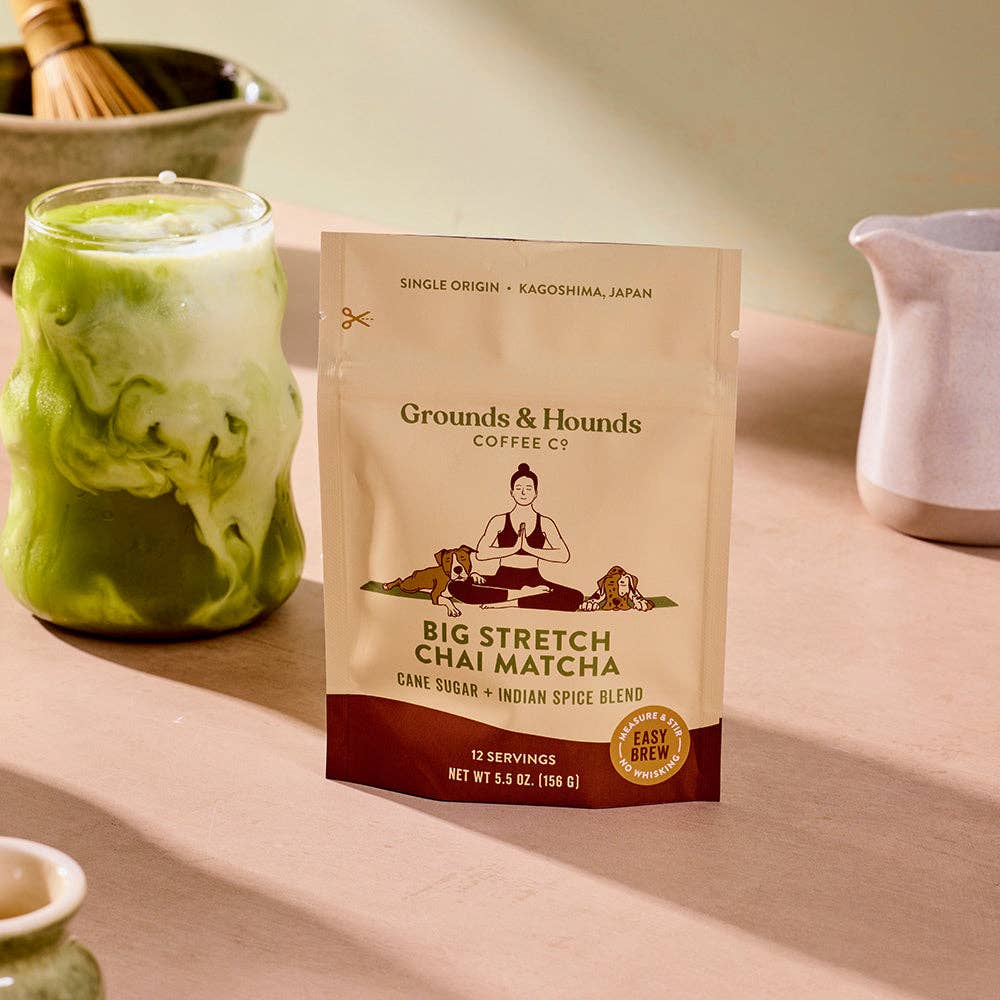 Grounds &amp; Hounds Coffee Co. - Big Stretch Chai Matcha