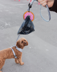 Woof & Wonder - Pink Sprinkle Donut Poopy Loop® Used Dog Waste Bag Holder