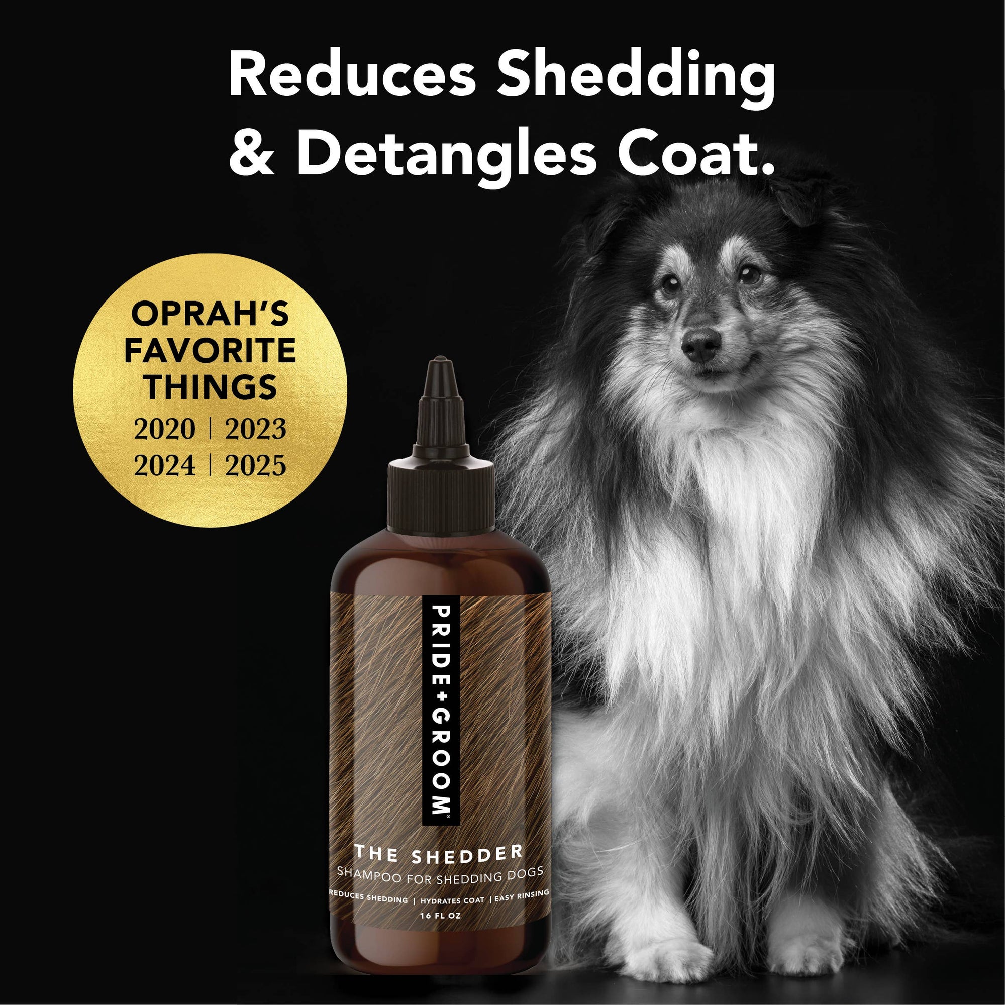 PRIDE+GROOM - THE SHEDDER Shampoo, 12oz