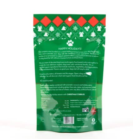 Pet Palette Distribution - Lord Jameson Christmas Cobbler Organic Soft&amp;Chewy Dog Treats