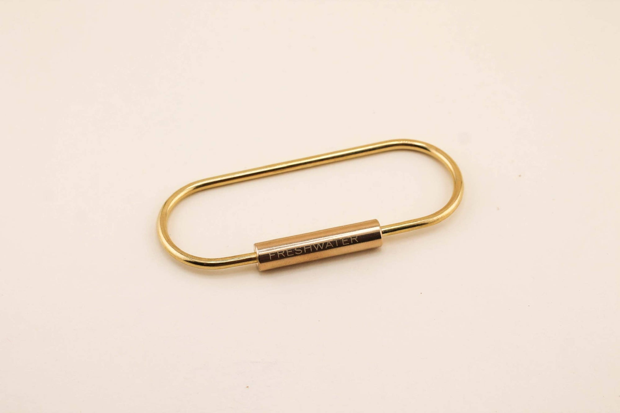 Freshwater Curated Goods™ - Brass Oval Key Ring