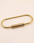 Freshwater Curated Goods™ - Brass Oval Key Ring