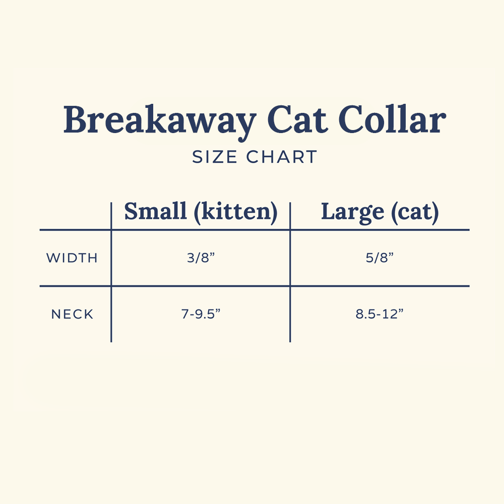 Lucy &amp; Co. - Simply Splendid Breakaway Cat Collar: L