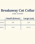 Lucy & Co. - Simply Splendid Breakaway Cat Collar: L