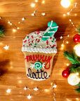 YumYum4DOGS - Iced Merry Mint Christmas Latte dog treats