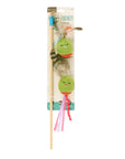 Play Pet Brands - Feline Frenzy Wand Toy - Purrfectly Pitted