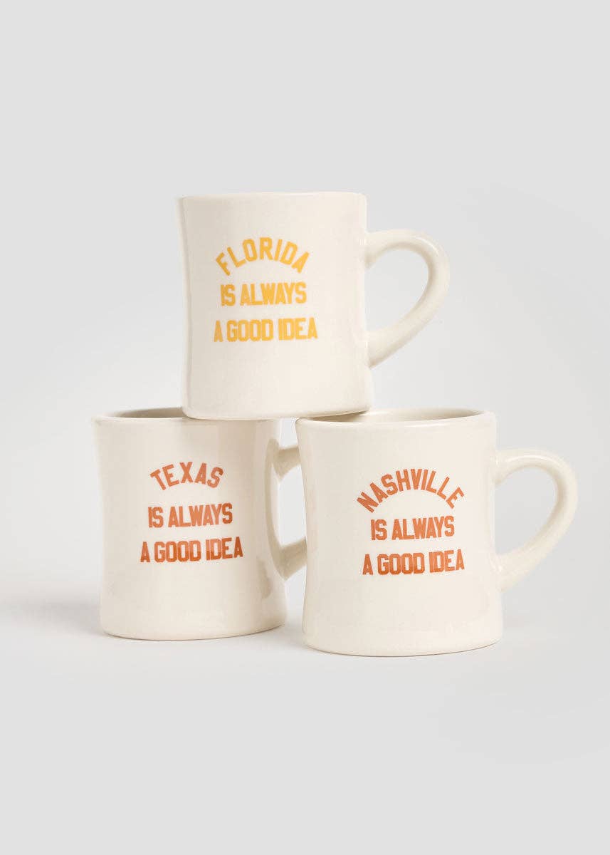 Alice &amp; Wonder - Nashville Is Always A Good Idea Diner Mug