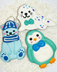 Lucky Biscuit Pet Bakery - Arctic Tails Cookie Collection: Arctic Penguin
