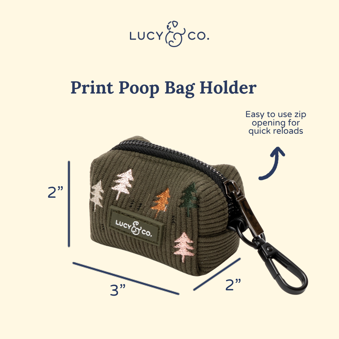 Lucy &amp; Co. - Take a Hike Corduroy Poop Bag Holder