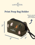 Lucy & Co. - Take a Hike Corduroy Poop Bag Holder