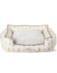 Petshop by Fringe Studio - BLOCK PRINT MARIGOLD SMALL ROUND PET BED