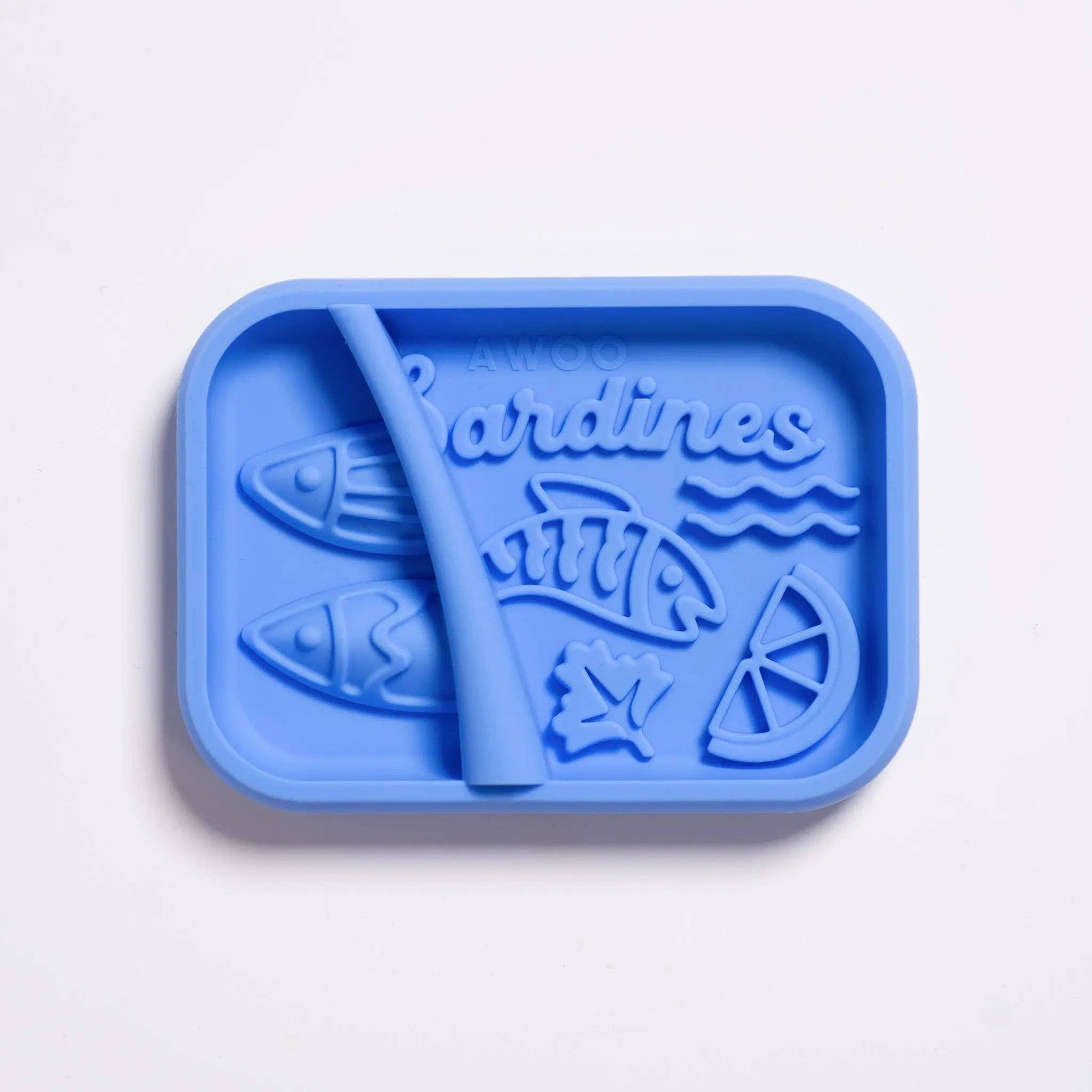 Awoo - Sardina Lick Mat &amp; Slow Feeder: COBALT