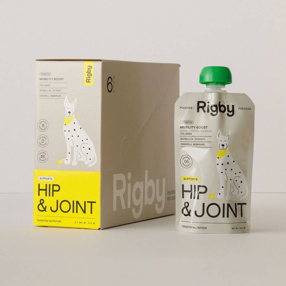 Rigby - Rigby Targeted Dog Treats, Hip &amp; Joint Lickable Pouch