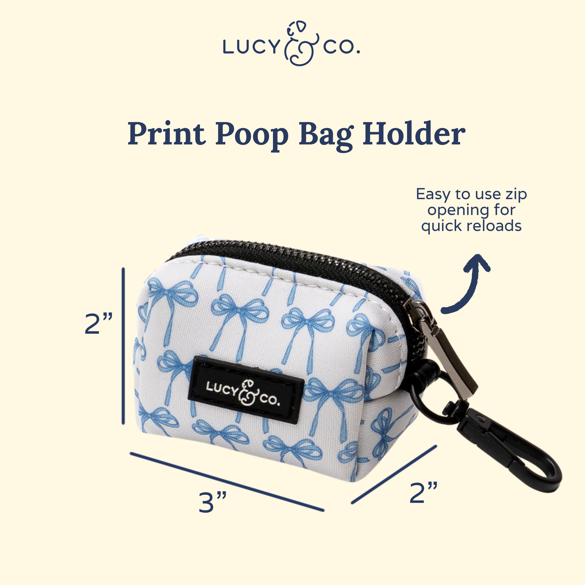 Lucy &amp; Co. - Bowwow Wow! Poop Bag Holder: Default Title